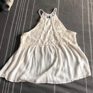 Lace American eagle tank top